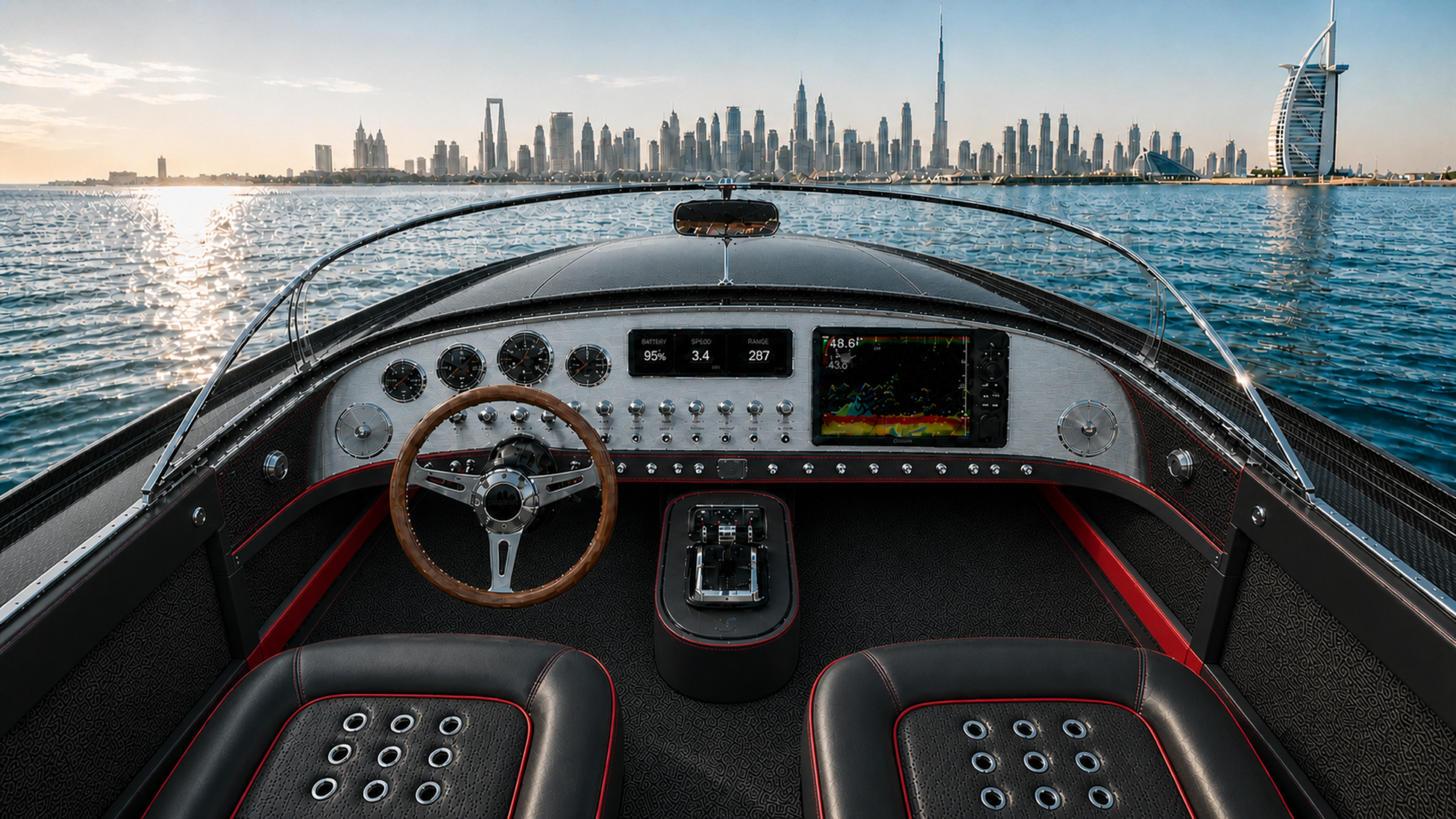 Lessinger Foil 30 titane et rouge à Dubaï