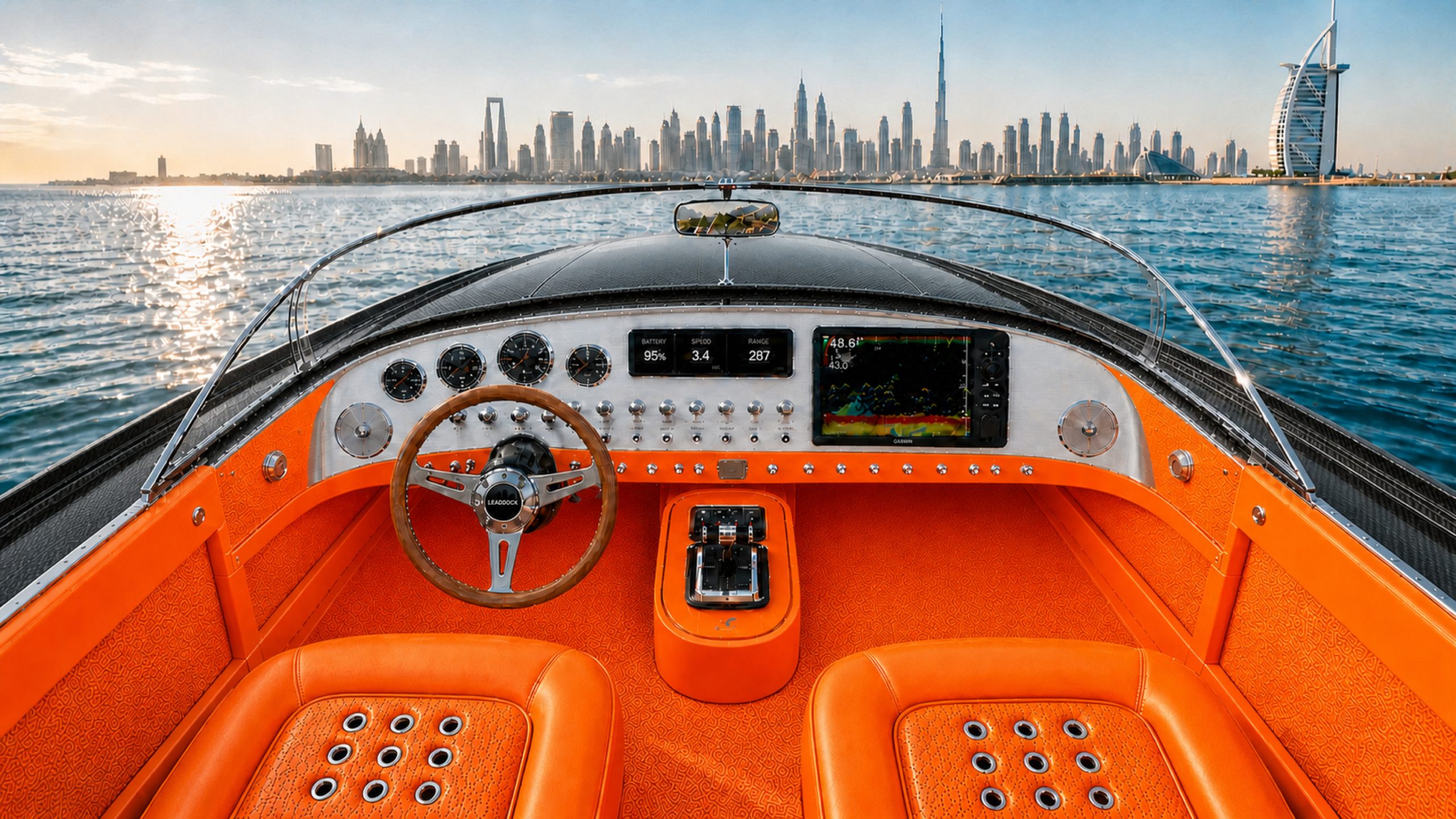 Lessinger Racing Foil noir carbone et orange à Dubaï